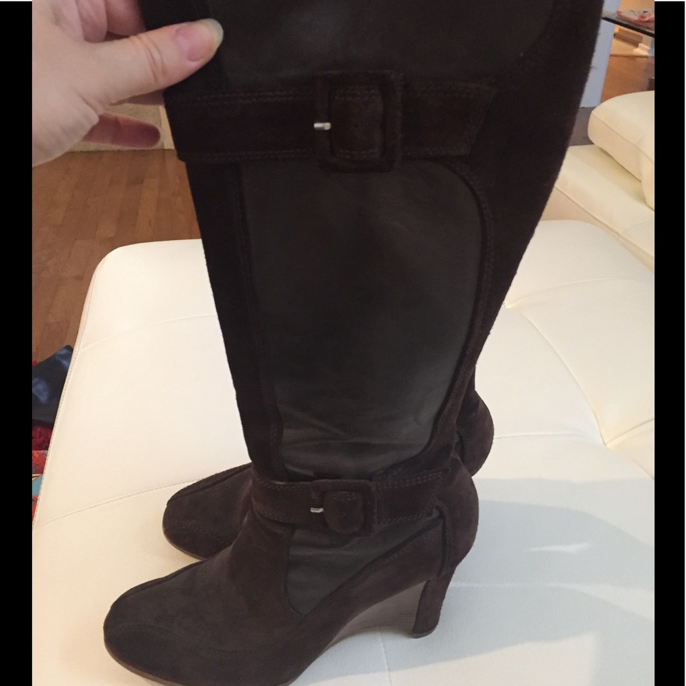 Donald J Pliner Suede Leather Boots